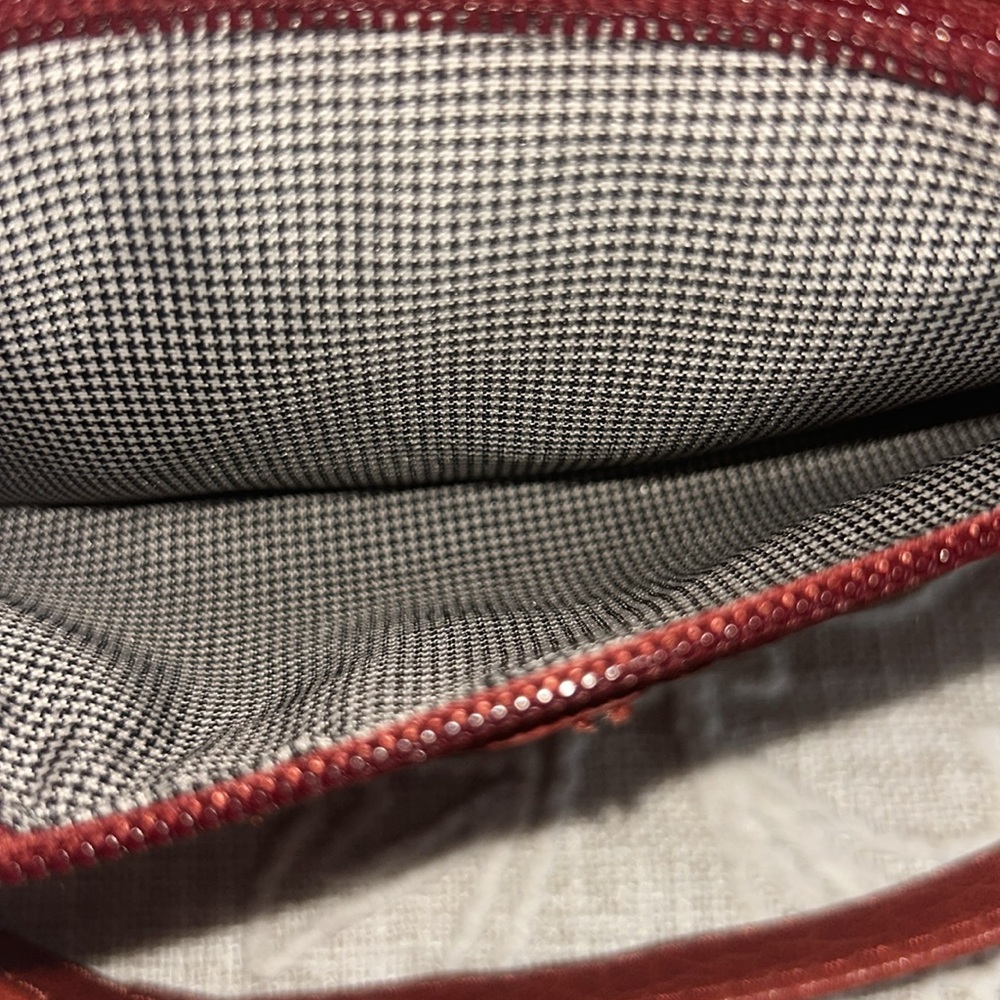 Spike & Sparrow Red Leather Camera Bag Style Crossbody - Picture 10 of 16